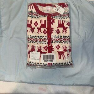 Hanna Andersson Festive Red and White nightgown